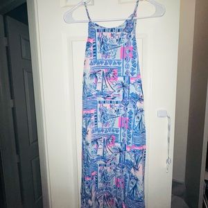 Lilly Pulitzer Blue Margo Swing Dress Size L